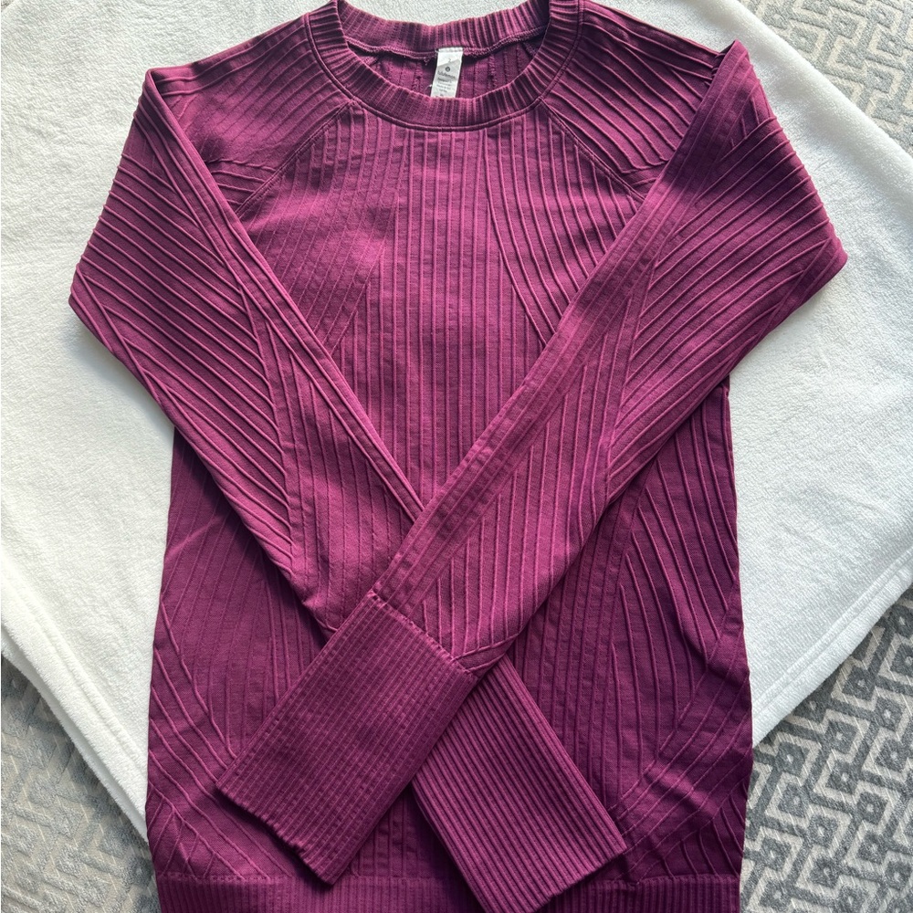 Lululemon Rest Less Pullover — Maroon